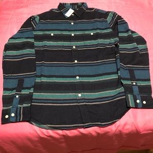 Aeropostale button up striped long sleeve shirt size
small never worn